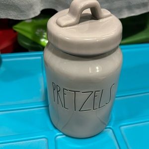 Rae Dunn PRETZELS Canister